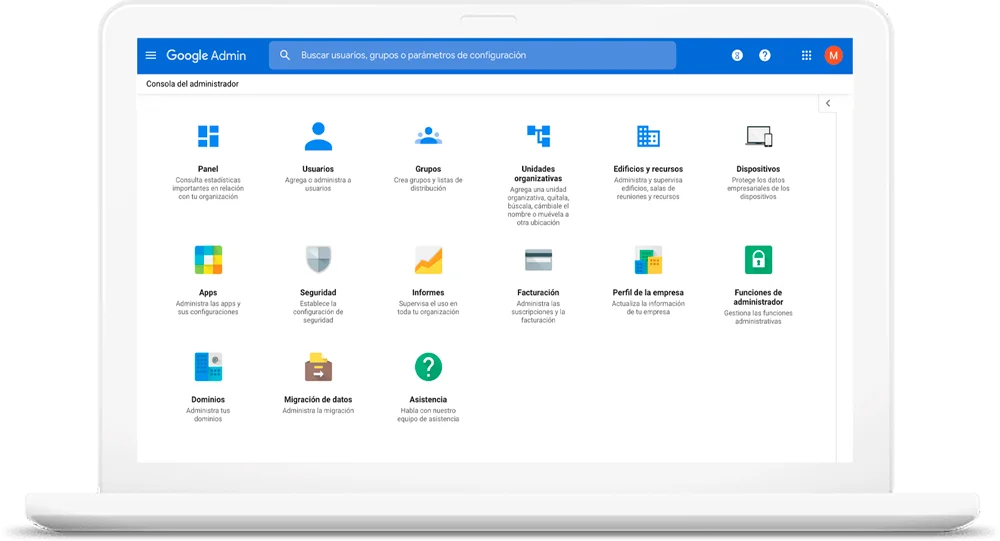 Consola de Administración de Google Workspace