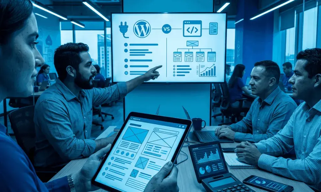 WordPress vs. página web a medida: comparación para elegir la mejor opción